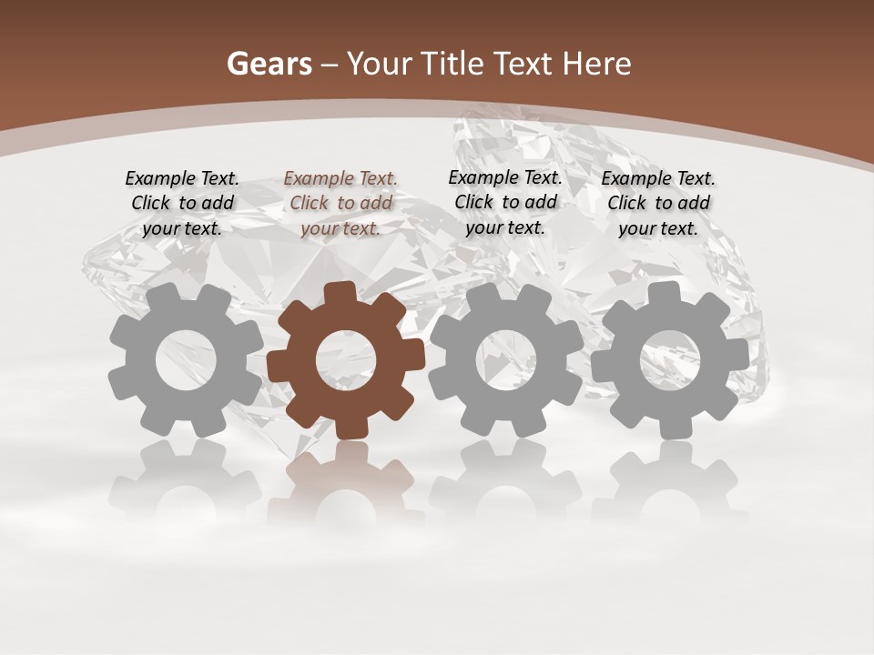 Edelstein Gems Diamant PowerPoint Template