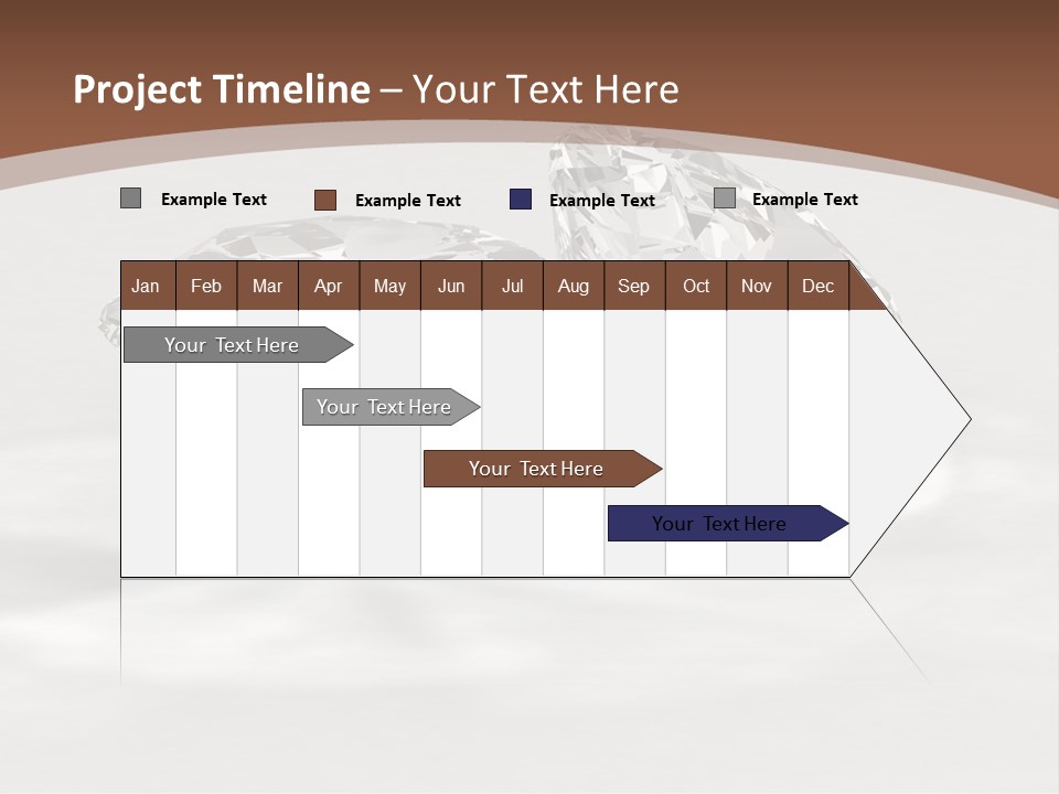 Edelstein Gems Diamant PowerPoint Template