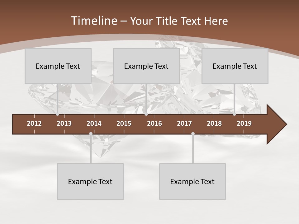 Edelstein Gems Diamant PowerPoint Template