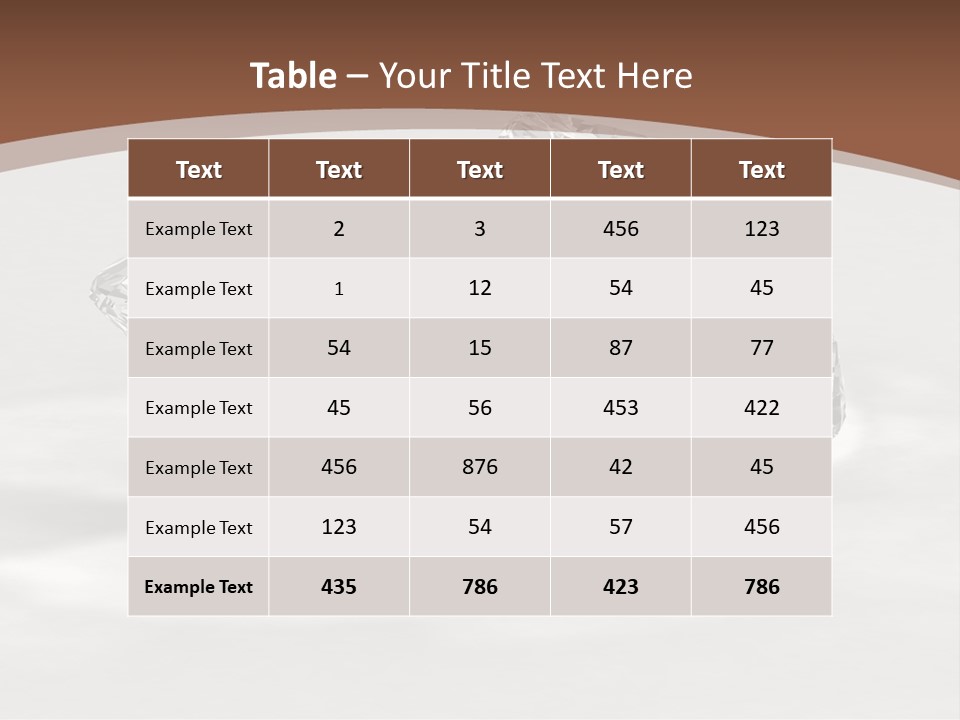 Edelstein Gems Diamant PowerPoint Template