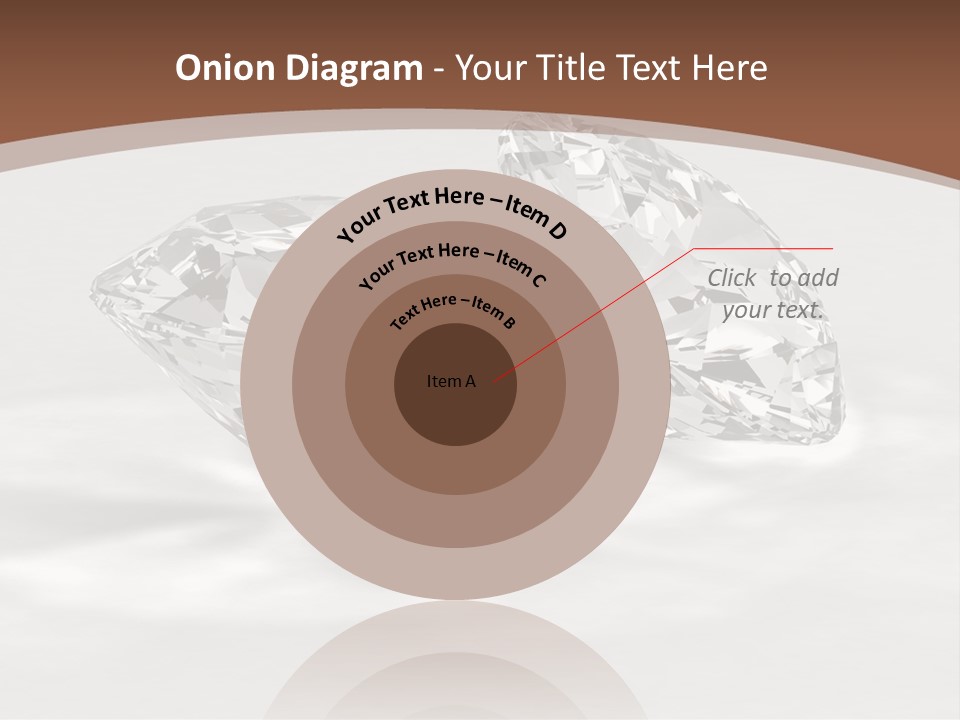 Edelstein Gems Diamant PowerPoint Template