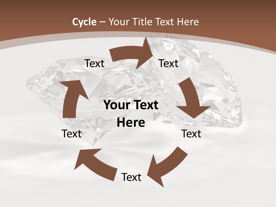 Edelstein Gems Diamant PowerPoint Template