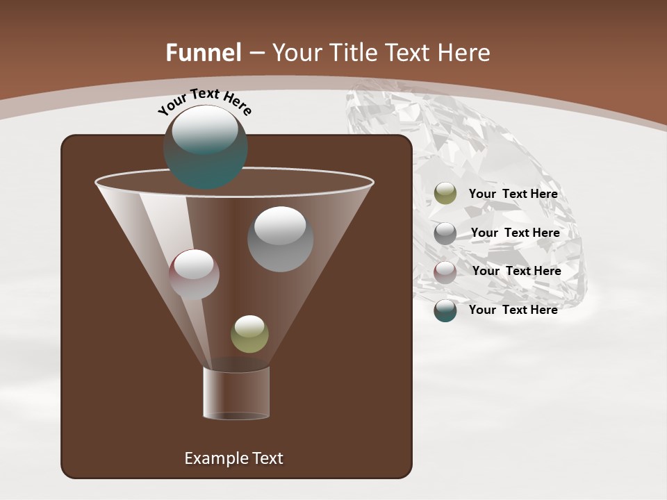Edelstein Gems Diamant PowerPoint Template