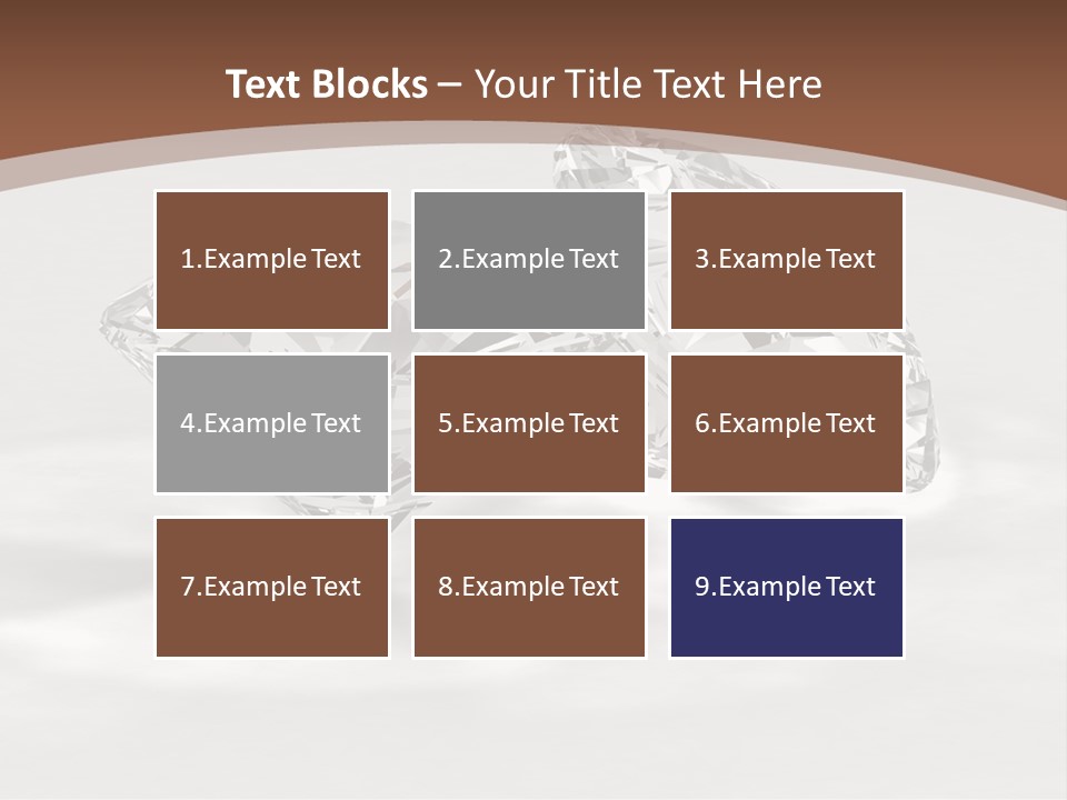 Edelstein Gems Diamant PowerPoint Template