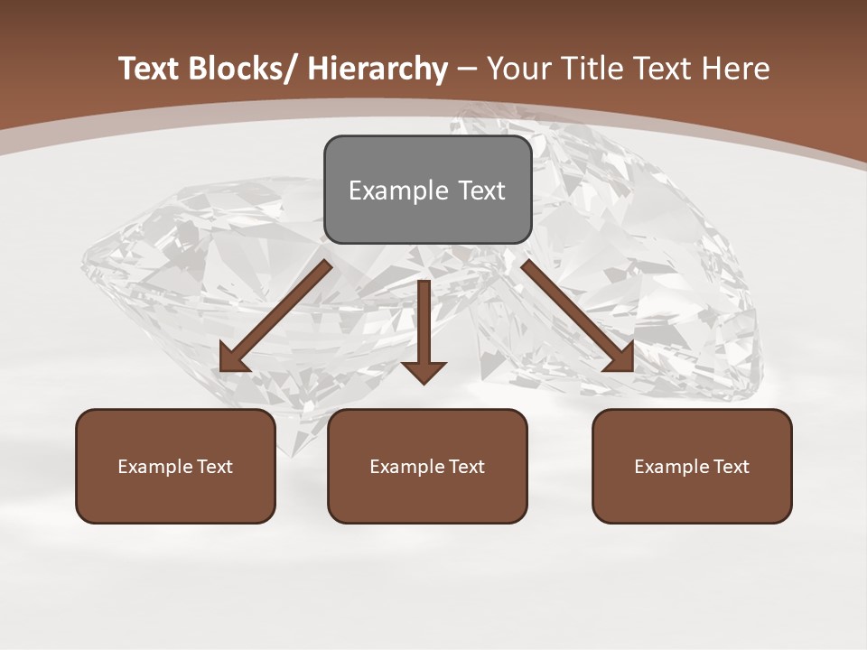Edelstein Gems Diamant PowerPoint Template