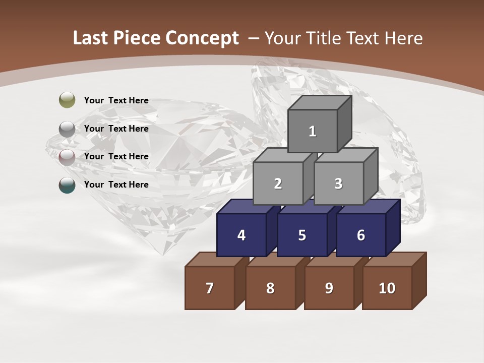 Edelstein Gems Diamant PowerPoint Template