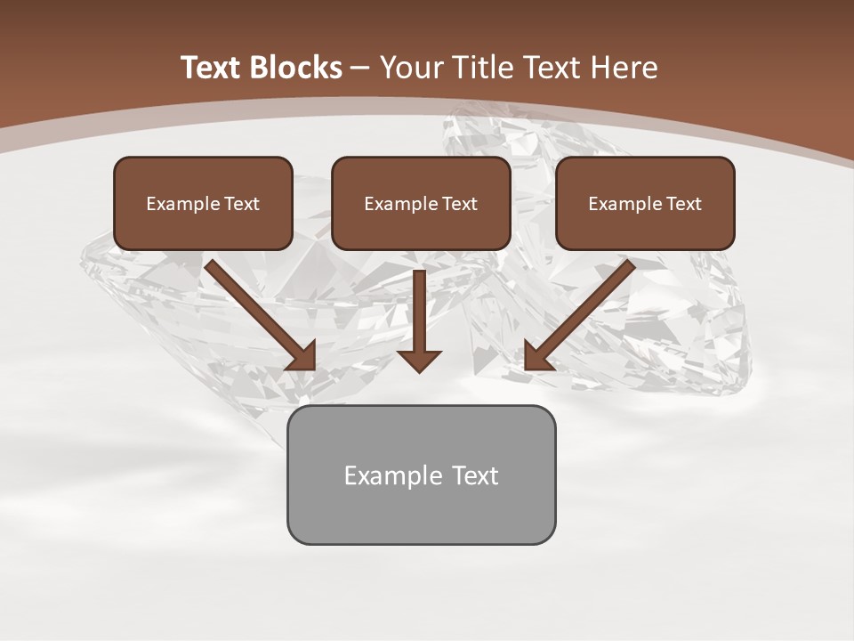 Edelstein Gems Diamant PowerPoint Template