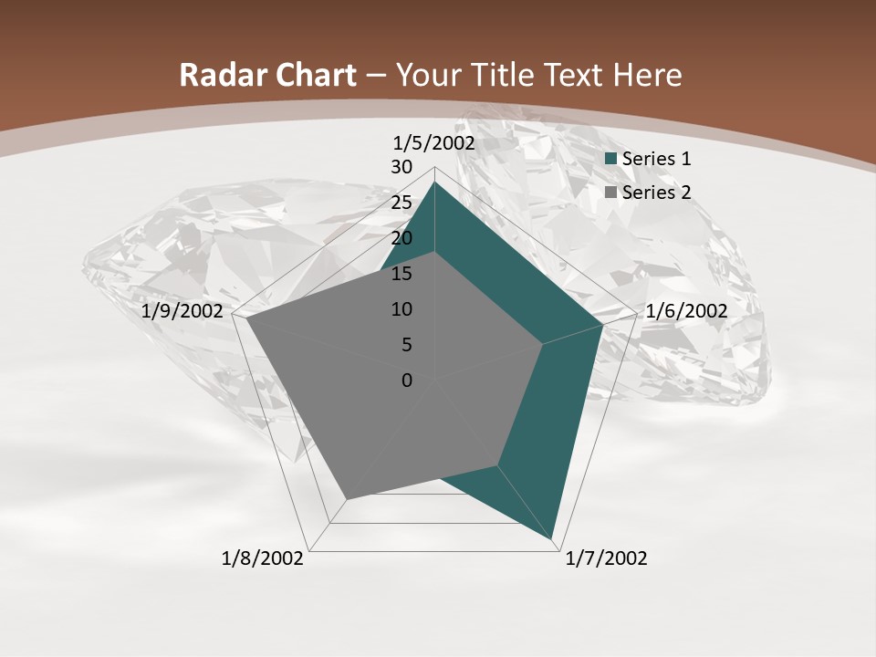 Edelstein Gems Diamant PowerPoint Template