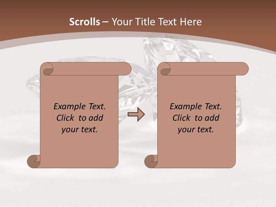 Edelstein Gems Diamant PowerPoint Template