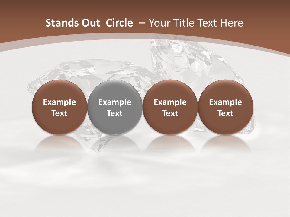 Edelstein Gems Diamant PowerPoint Template