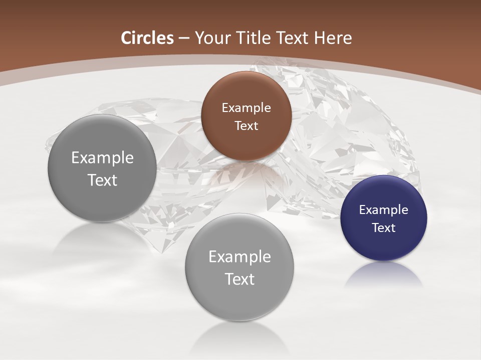 Edelstein Gems Diamant PowerPoint Template