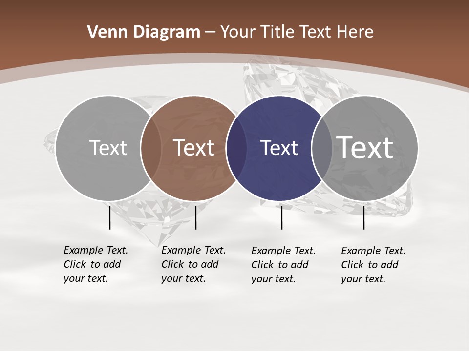 Edelstein Gems Diamant PowerPoint Template