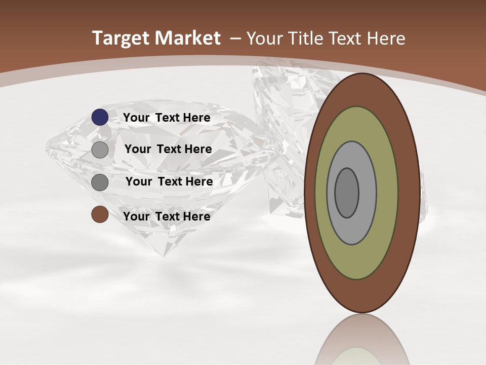 Edelstein Gems Diamant PowerPoint Template