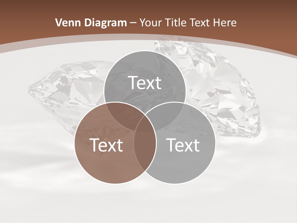 Edelstein Gems Diamant PowerPoint Template