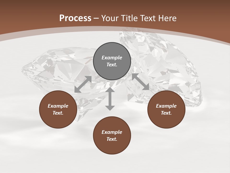 Edelstein Gems Diamant PowerPoint Template