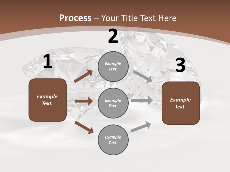Edelstein Gems Diamant PowerPoint Template