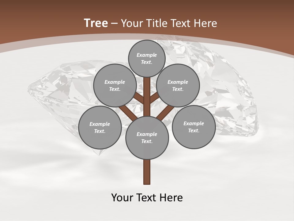 Edelstein Gems Diamant PowerPoint Template