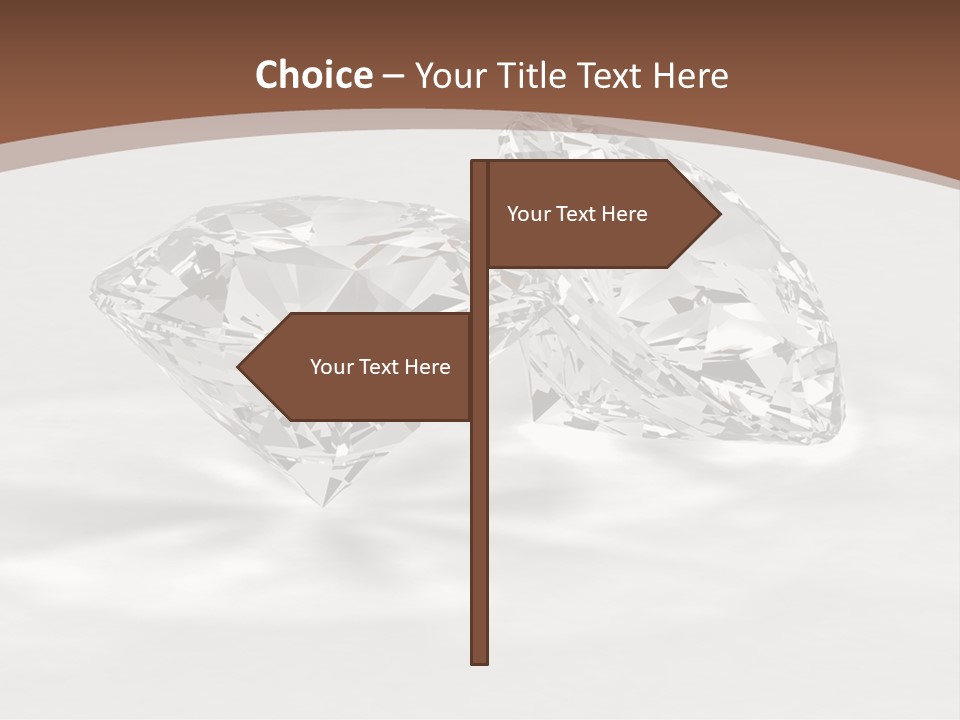 Edelstein Gems Diamant PowerPoint Template