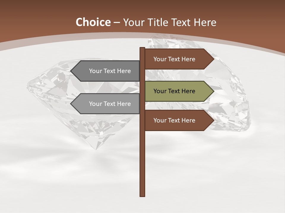 Edelstein Gems Diamant PowerPoint Template