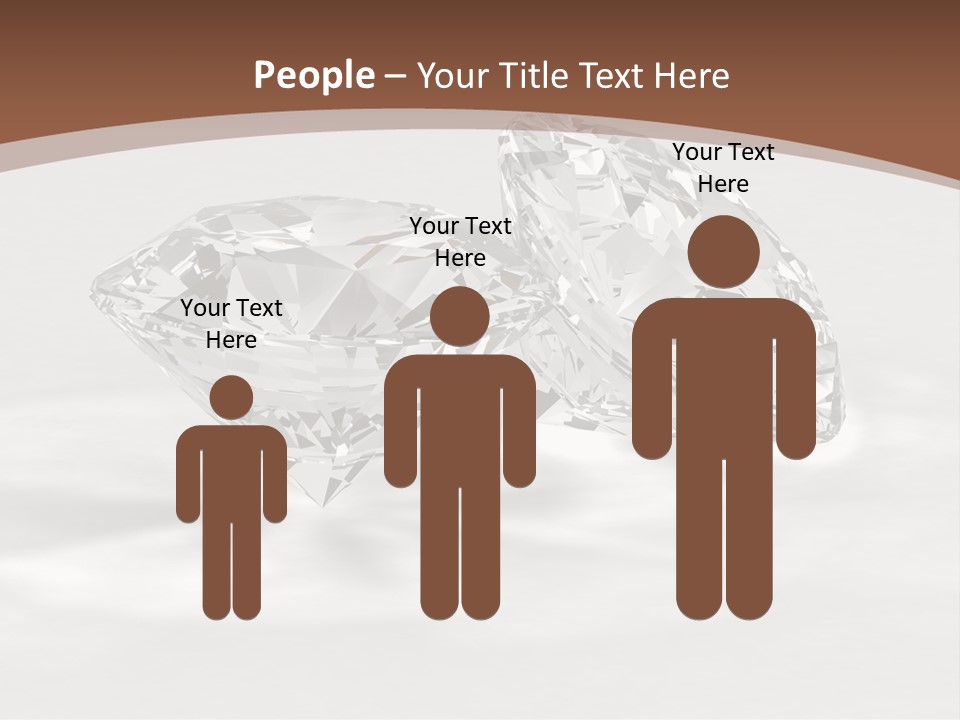 Edelstein Gems Diamant PowerPoint Template