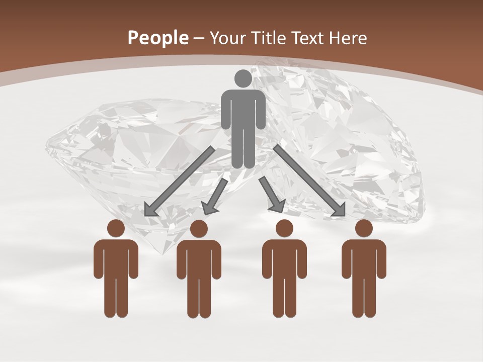 Edelstein Gems Diamant PowerPoint Template