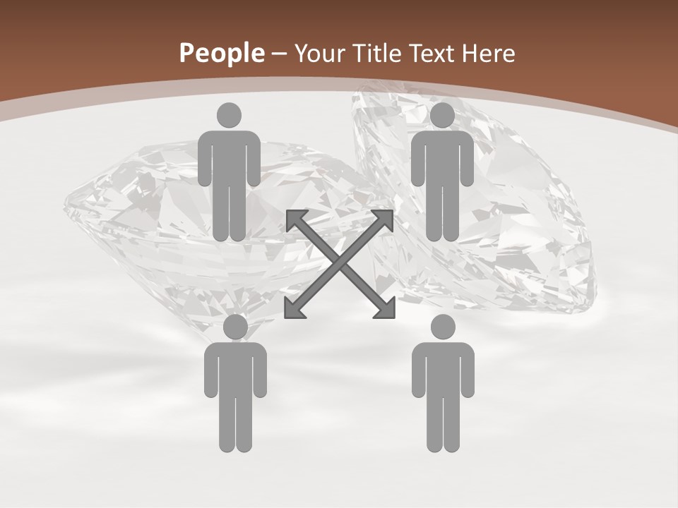 Edelstein Gems Diamant PowerPoint Template