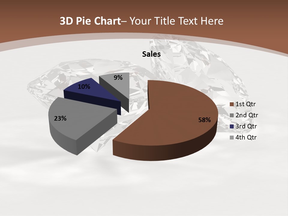 Edelstein Gems Diamant PowerPoint Template