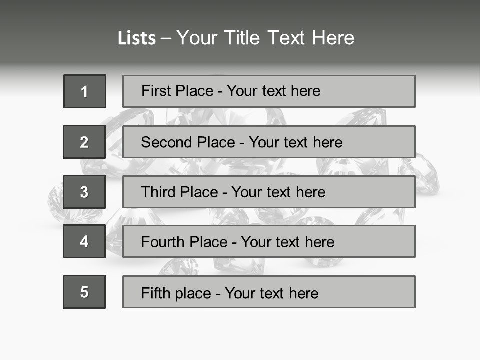 Jewellery Gem Hard PowerPoint Template