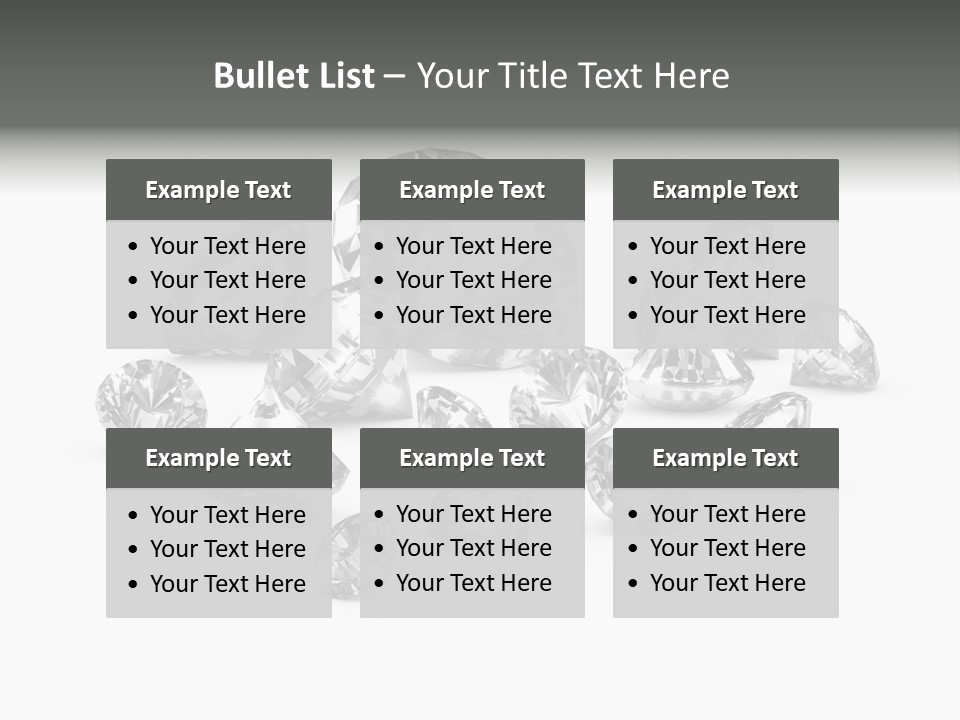 Jewellery Gem Hard PowerPoint Template