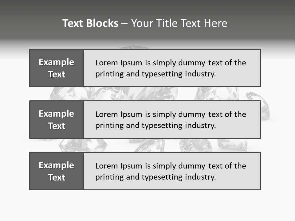 Jewellery Gem Hard PowerPoint Template