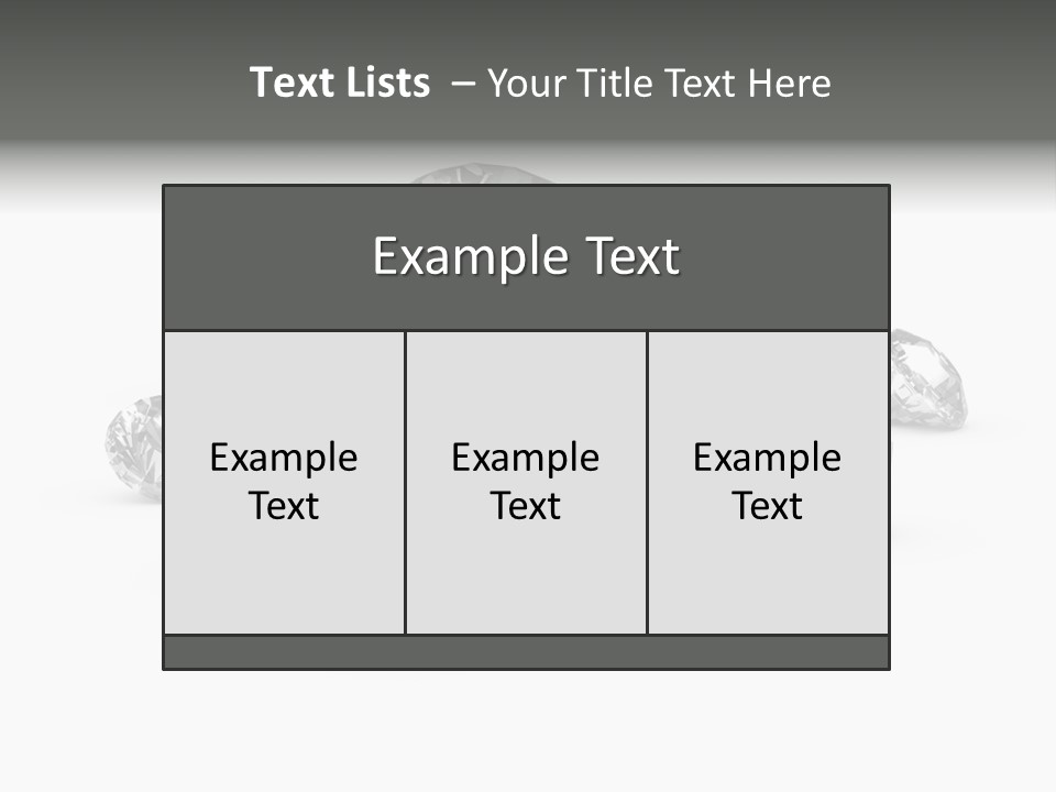 Jewellery Gem Hard PowerPoint Template