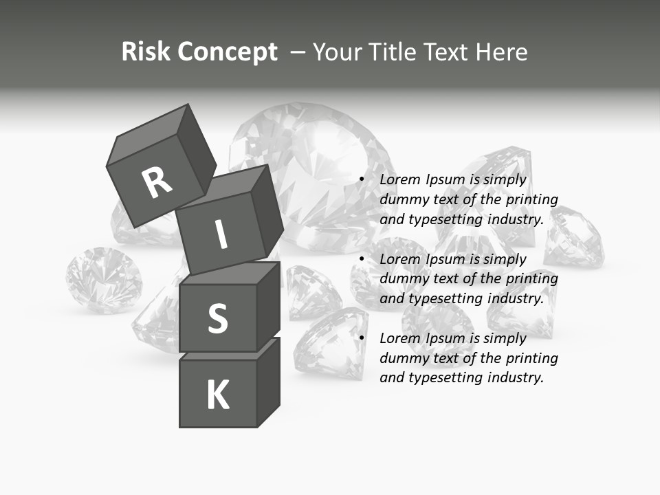 Jewellery Gem Hard PowerPoint Template