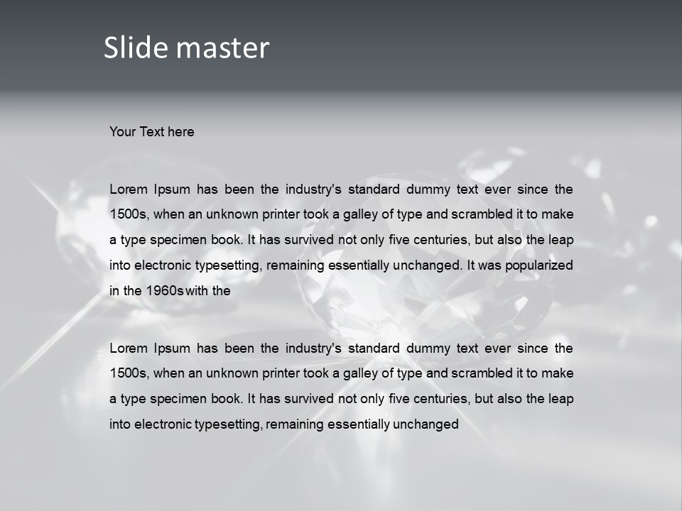 Glamour Teuer Schatz PowerPoint Template