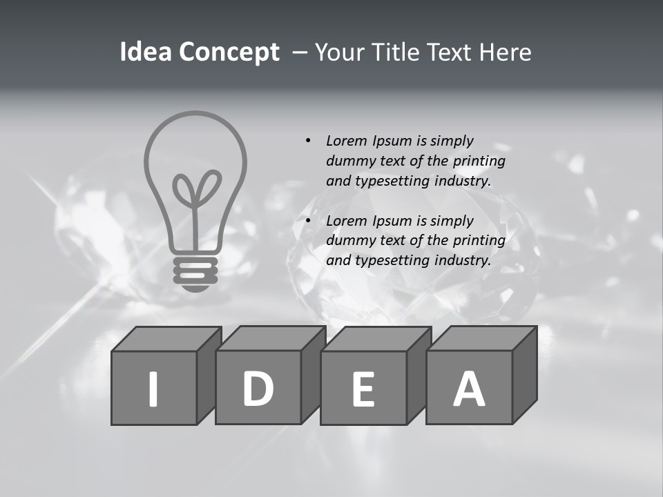 Glamour Teuer Schatz PowerPoint Template