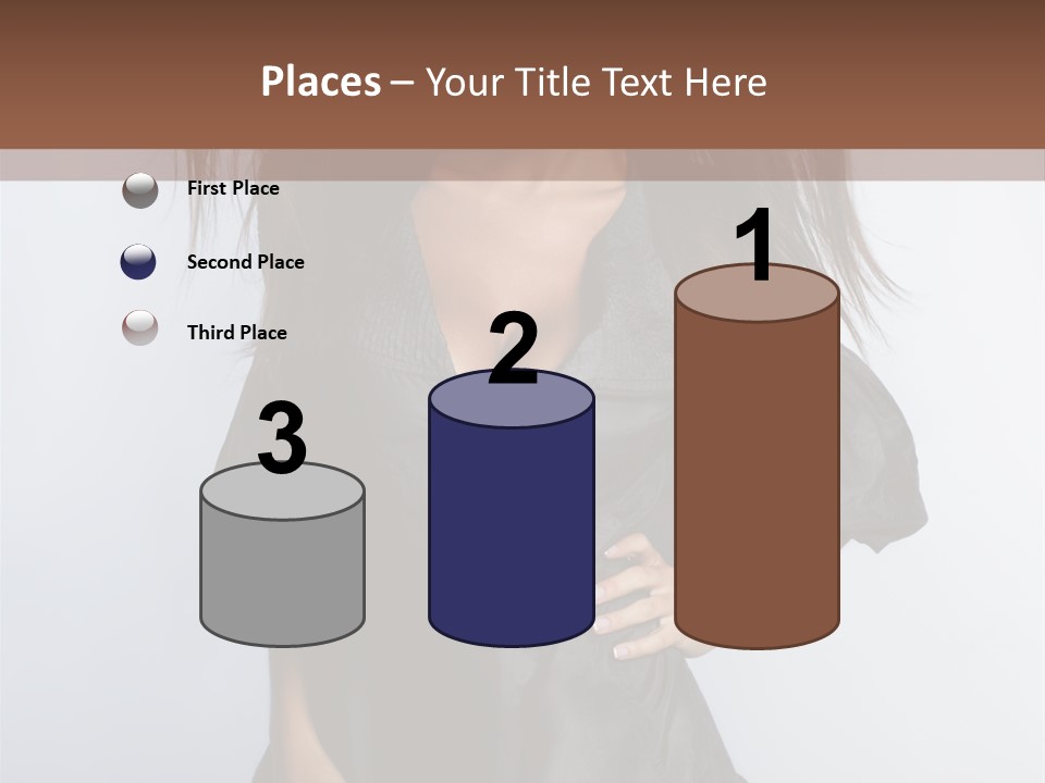 Fashion Model Portrait PowerPoint Template