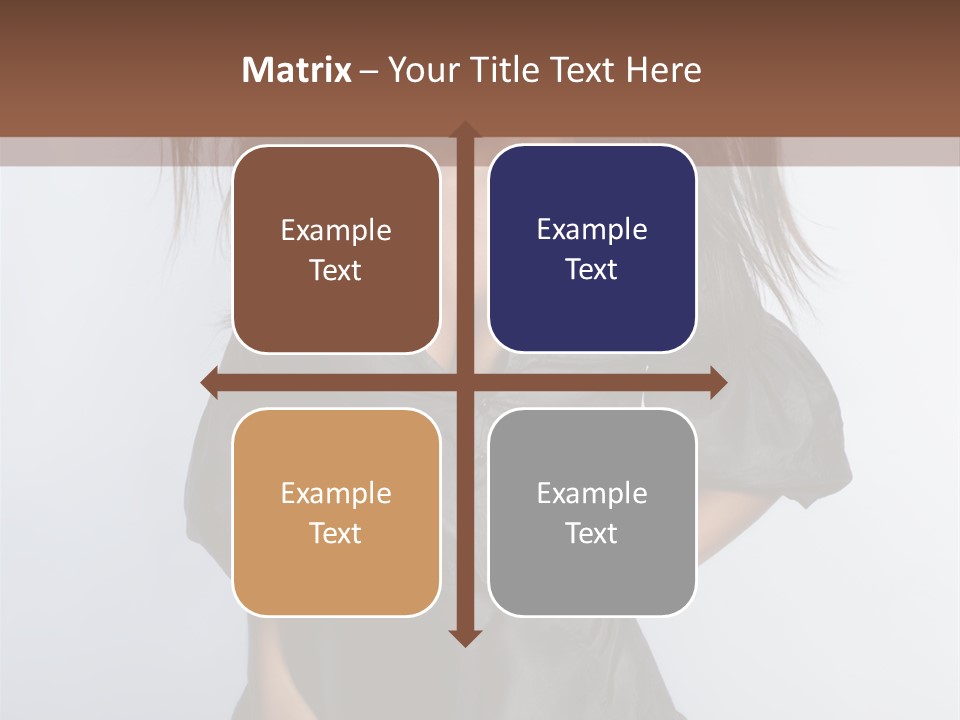 Fashion Model Portrait PowerPoint Template