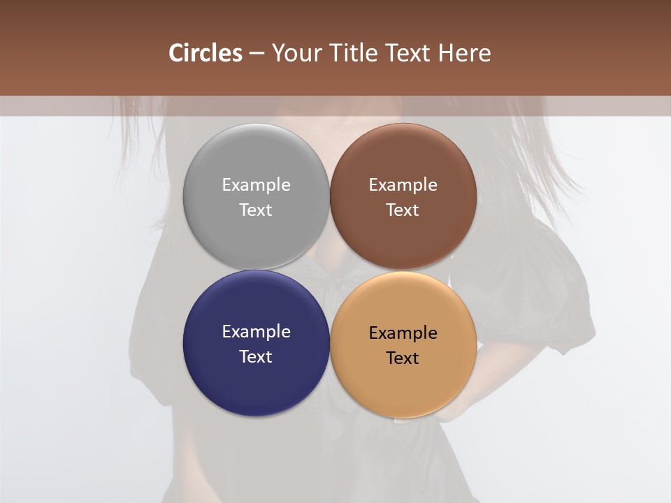 Fashion Model Portrait PowerPoint Template