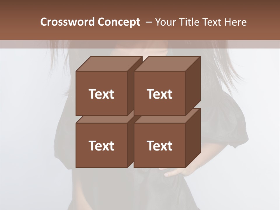 Fashion Model Portrait PowerPoint Template
