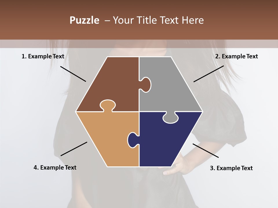 Fashion Model Portrait PowerPoint Template