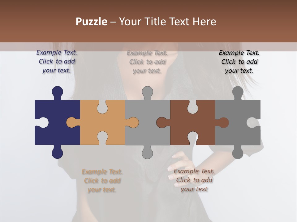 Fashion Model Portrait PowerPoint Template