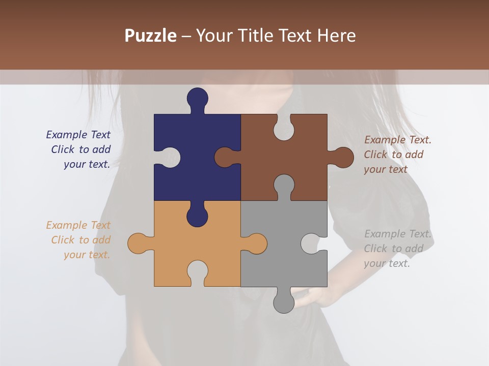 Fashion Model Portrait PowerPoint Template