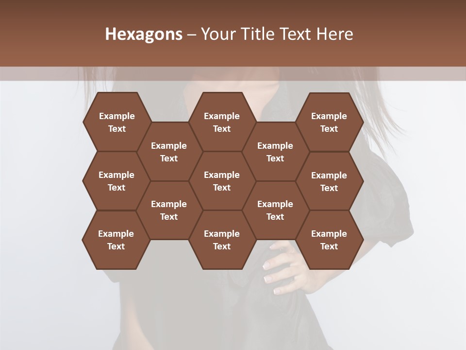 Fashion Model Portrait PowerPoint Template