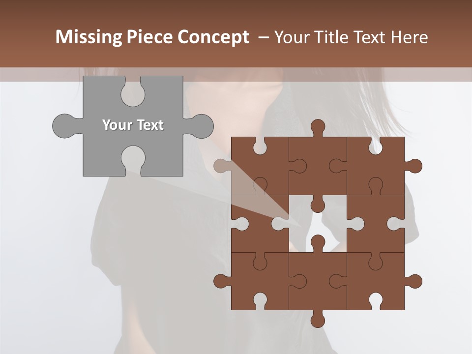 Fashion Model Portrait PowerPoint Template