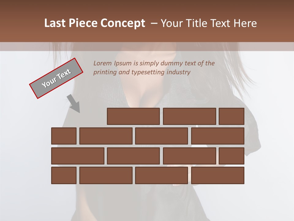 Fashion Model Portrait PowerPoint Template