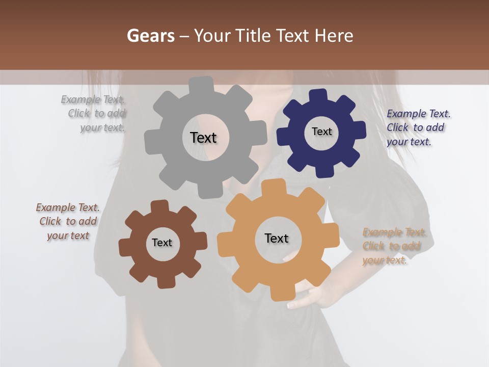 Fashion Model Portrait PowerPoint Template