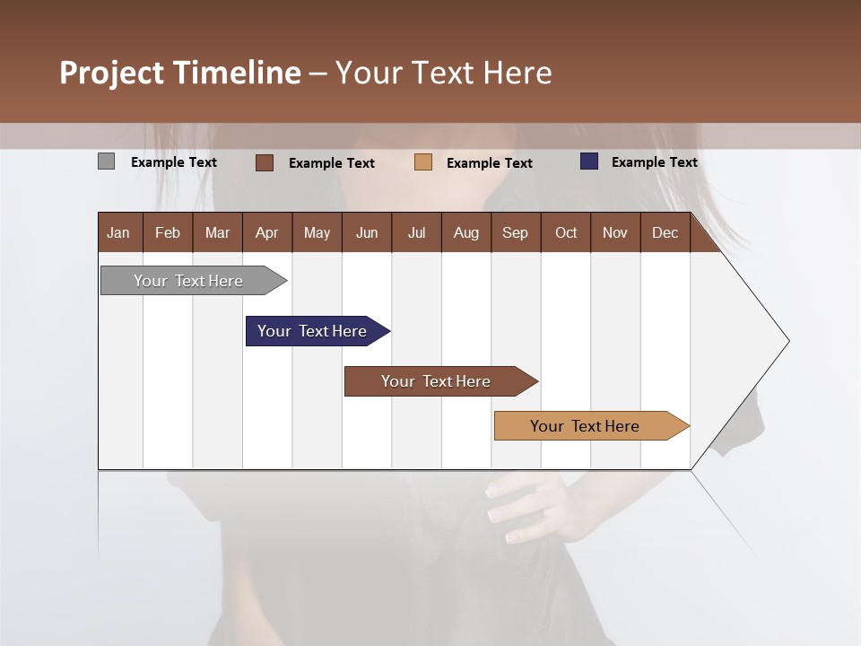 Fashion Model Portrait PowerPoint Template