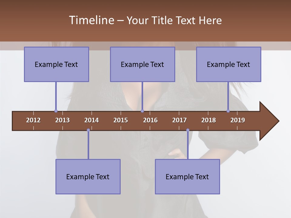Fashion Model Portrait PowerPoint Template
