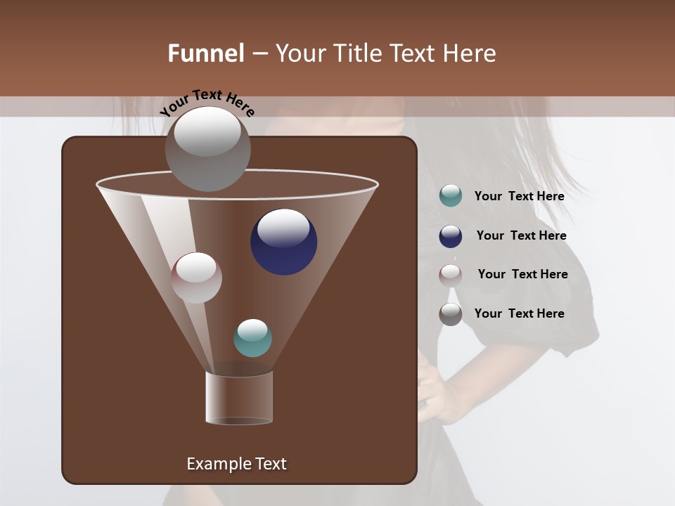 Fashion Model Portrait PowerPoint Template