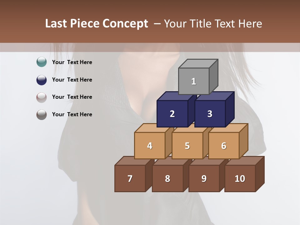 Fashion Model Portrait PowerPoint Template