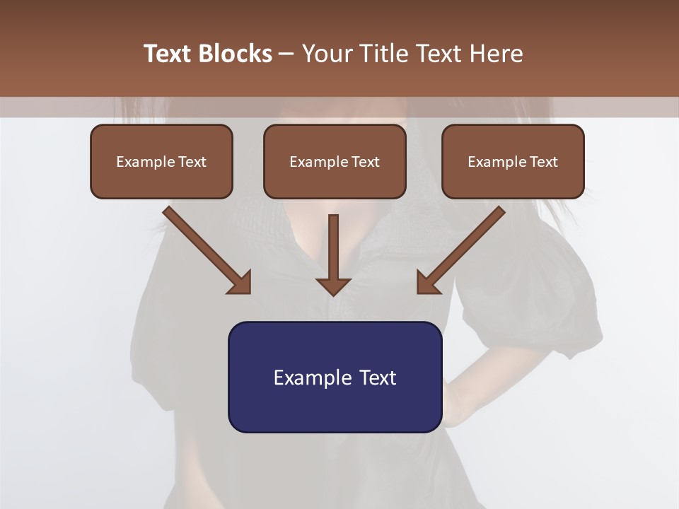 Fashion Model Portrait PowerPoint Template